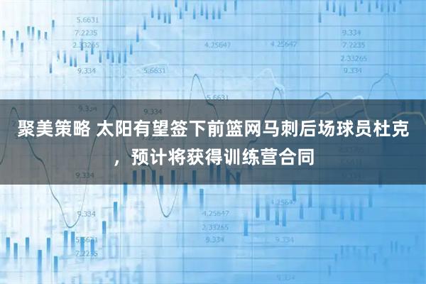聚美策略 太阳有望签下前篮网马刺后场球员杜克，预计将获得训练营合同