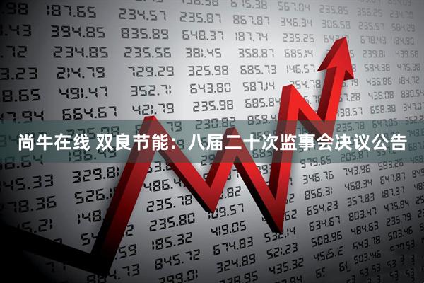 尚牛在线 双良节能：八届二十次监事会决议公告