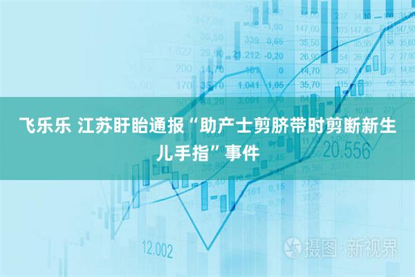 飞乐乐 江苏盱眙通报“助产士剪脐带时剪断新生儿手指”事件